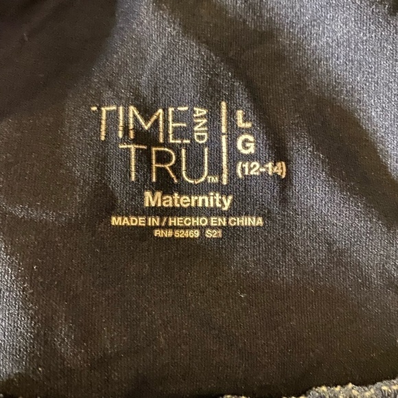 Time And Tru Maternity Size Large (12 - 14) Jeans - Picture 6 of 6
